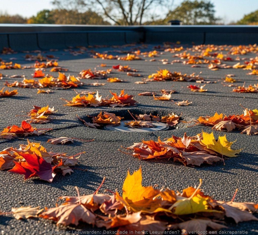Dakschade In Herfst Leeuwarden
