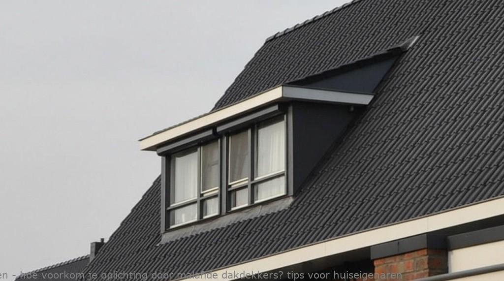 Oplichting Voorkomen Malafide Dakdekkers Leeuwarden